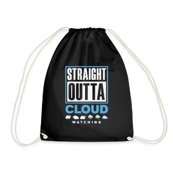 Météorologie amusante Passionnés de météo - Sac de sport léger - noir - Devant