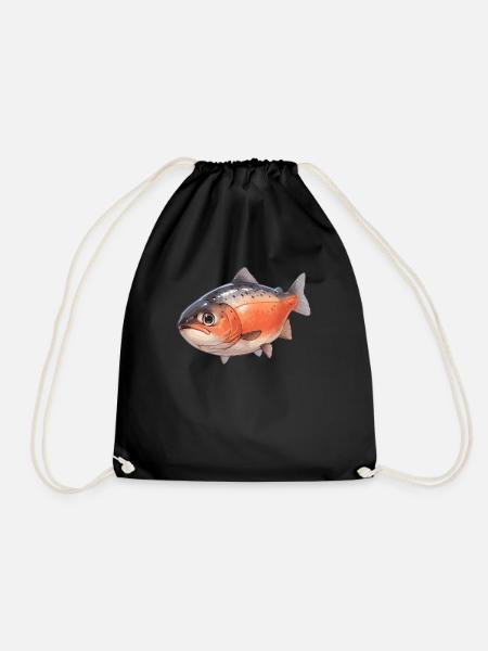 Saumon Saumon - Sac de sport léger - noir
