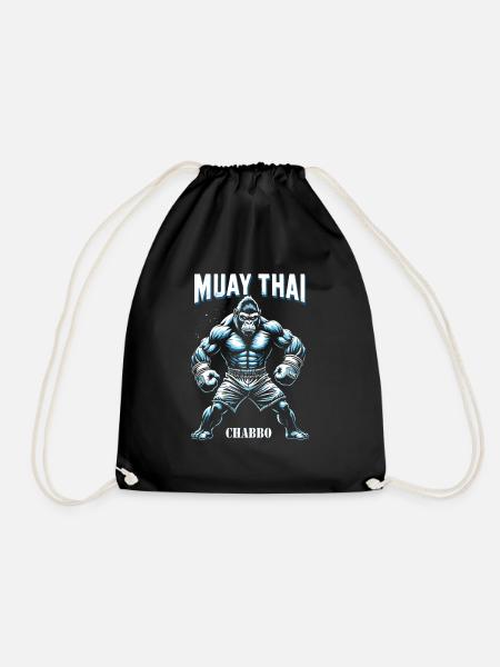 Muay Thai Boxen - Turnbeutel - Schwarz
