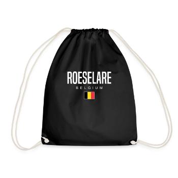 Roulers, Belgique - Sac de sport léger - noir - Devant