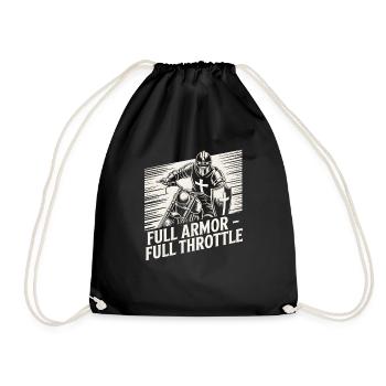 Christian Biker Full Armor Full Throttle - Drawstring Bag - black - Front