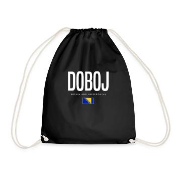 Doboj Bosnien und Herzegowina - Turnbeutel - Schwarz - Vorne