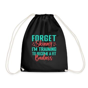Fitness Motivation Bodybuilder Fit Badass - Sac de sport léger - noir - Devant