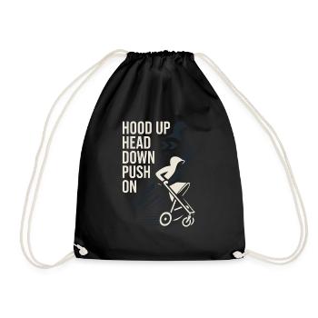 Crèche Papa Paternité Fierté - Sac de sport léger - noir - Devant