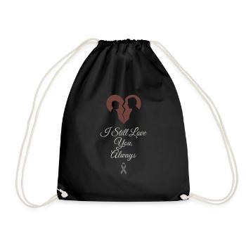 Awareness for parents of the decision - Drawstring Bag - black - Front