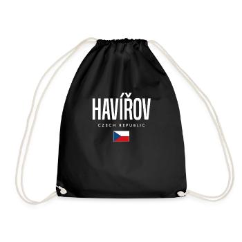 Havirov Tschechien - Turnbeutel - Schwarz - Vorne