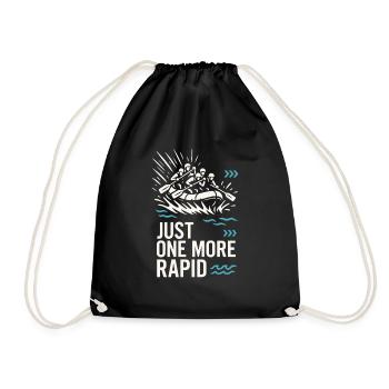 Whitewater Adventure River Rafting Crew Outdoor - Turnbeutel - Schwarz - Vorne
