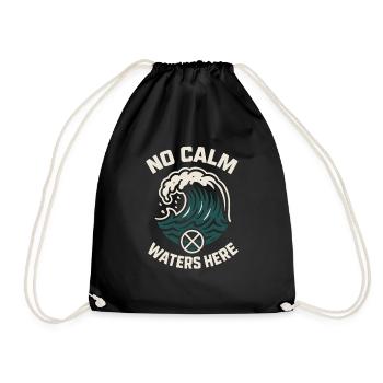 Whitewater Adventure River Rafting Crew Outdoor - Turnbeutel - Schwarz - Vorne