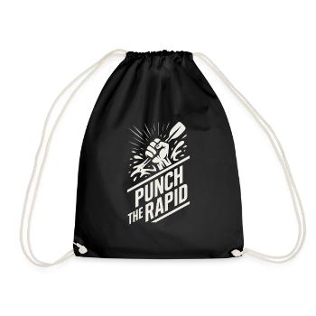 Whitewater Adventure River Rafting Crew Outdoor - Turnbeutel - Schwarz - Vorne