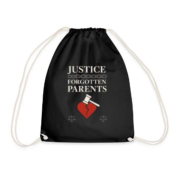 Awareness for parents of the decision - Drawstring Bag - black - Front