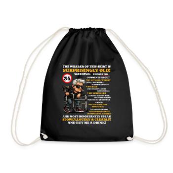 Anniversaire Femmes Avoir 34 Étonnamment Vieux - Sac de sport léger - noir - Devant