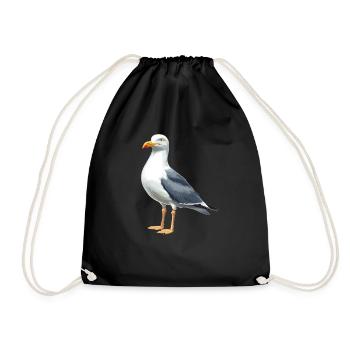 Seagulls Seagull - Drawstring Bag - black - Front