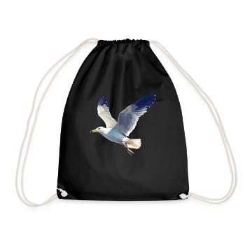 Seagulls Seagull - Drawstring Bag - black - Front