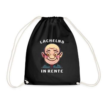 DES RETRAITÉS SOURIANTS À LA RETRAITE - Sac de sport léger - noir - Devant