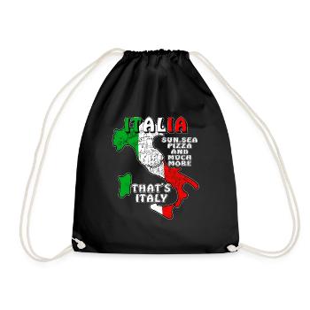 ITALIA THAT'S ITALY - Drawstring Bag - black - Front