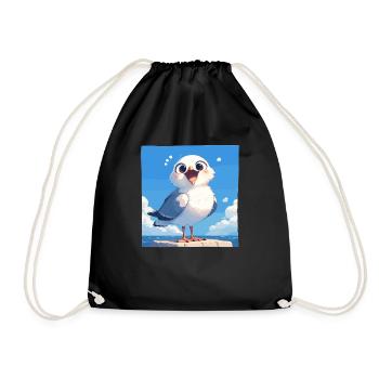Seagulls Seagull - Drawstring Bag - black - Front