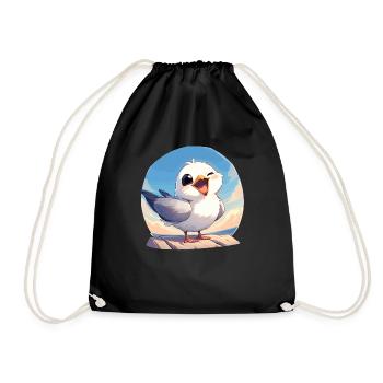 Seagulls Seagull - Drawstring Bag - black - Front