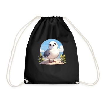 Seagulls Seagull - Drawstring Bag - black - Front