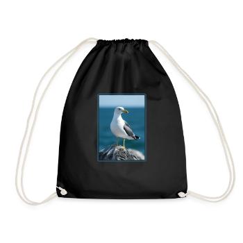 Seagulls Seagull - Drawstring Bag - black - Front
