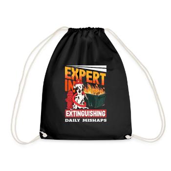 Dumpster Fire Response Team Leader - Drawstring Bag - black - Front