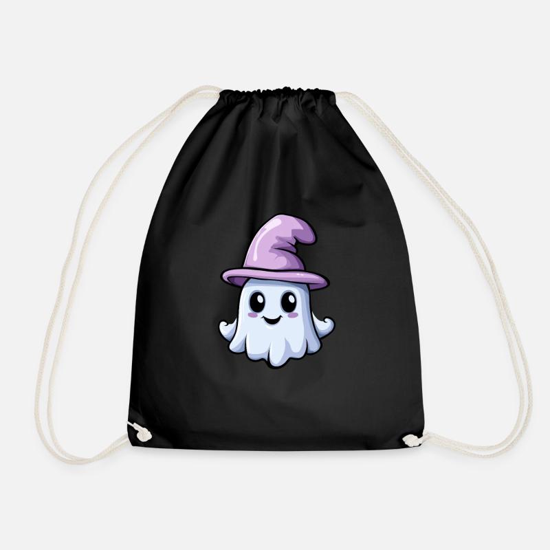 Magical Baby Ghost - Drawstring Bag - black