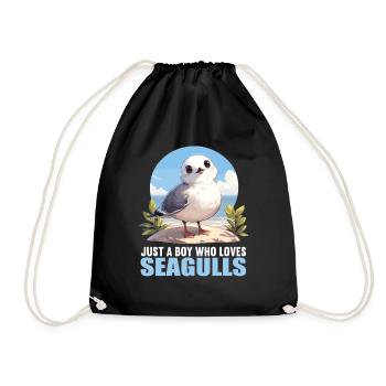Seagulls Seagull - Drawstring Bag - black - Front
