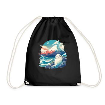 Seals, Seal - Drawstring Bag - black - Front