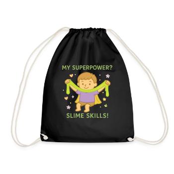 Maternelle Slime Compétences Superpuissance Plus drôle - Sac de sport léger - noir - Devant