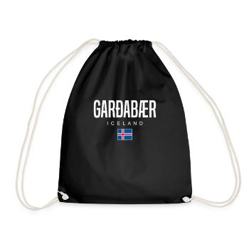 Île de Garðabær - Sac de sport léger - noir - Devant