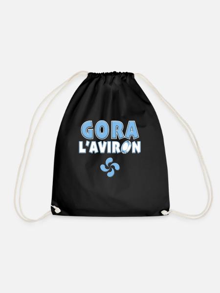 Rugby Bayonne Gora l'Aviron Faner Homme Enfant - Turnbeutel - Schwarz