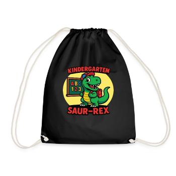Pépinière Saur-Rex Dinosaure - Sac de sport léger - noir - Devant