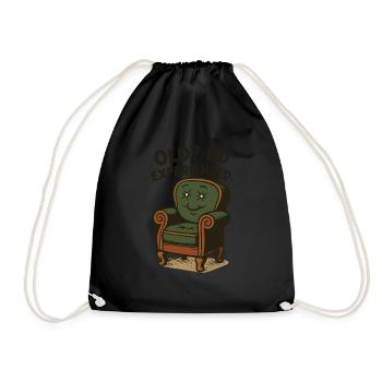 Antiques Lovers Old? No Experienced - Drawstring Bag - black - Front