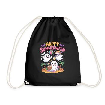 Happy Summerween - Turnbeutel - Schwarz - Vorne