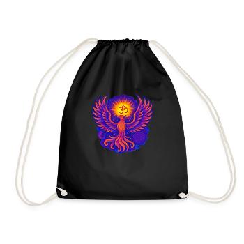 Goa Phoenix - Psytrance et Goa Party - Sac de sport léger - noir - Devant
