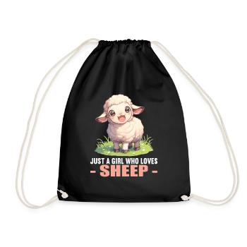 Sheep Sheep - Drawstring Bag - black - Front
