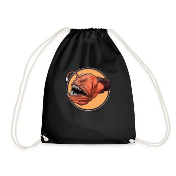 Poisson-grenouille poisson-grenouille - Sac de sport léger - noir - Devant