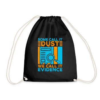 Forensic Science Major Call It Evidence Forensics - Drawstring Bag - black - Front
