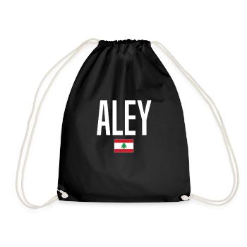 Aley, Liban - Sac de sport léger - noir - Devant