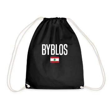 Byblos Libanon - Turnbeutel - Schwarz - Vorne