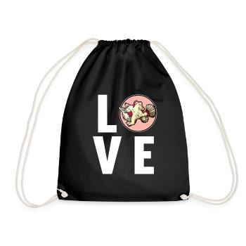 Frogfish Anglerfisch - Drawstring Bag - black - Front