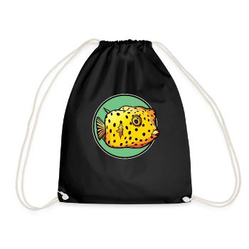 Poisson-coffre Poisson-coffre - Sac de sport léger - noir - Devant