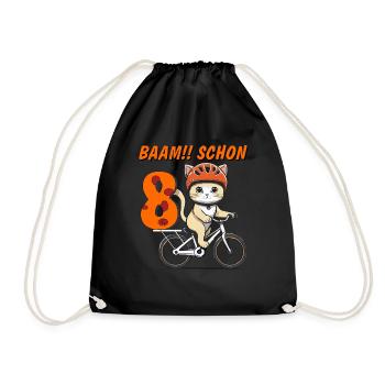 VÉLO CHAT BAAM !! DÉJÀ HUIT - Sac de sport léger - noir - Devant