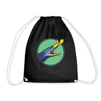 Murène nasale Murène fantôme Murène - Sac de sport léger - noir - Devant