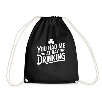 La consommation d’alcool en journée convainc immédiatement - Sac de sport léger - noir - Devant
