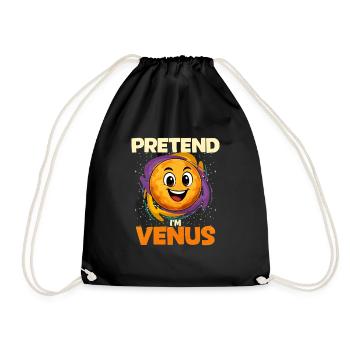 Venus - Turnbeutel - Schwarz - Vorne
