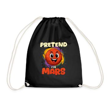 Mars - Drawstring Bag - black - Front
