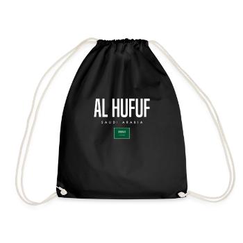 Al Hufuf Saudi Arabia - Drawstring Bag - black - Front