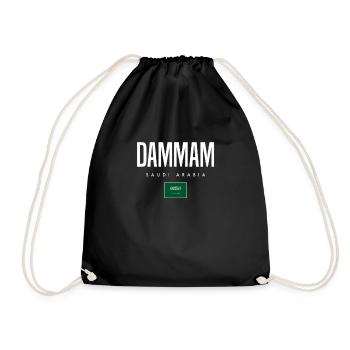 Dammam, Arabie saoudite - Sac de sport léger - noir - Devant