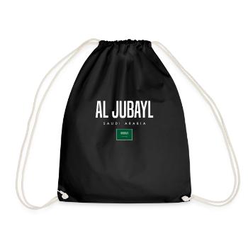 Al Jubayl Saudi Arabia - Drawstring Bag - black - Front
