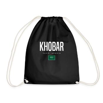 Khobar Saudi-Arabien - Turnbeutel - Schwarz - Vorne